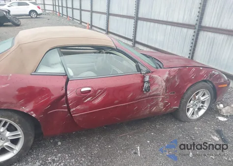 2001 Jaguar Xk8 из США, поврежденный, VIN SAJDA42C11NA17802